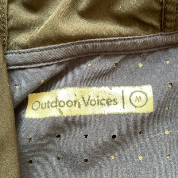Outdoor Voices lightweight spandex jogging jacket, size M in blue/blue speckle. - Picture 3 of 7